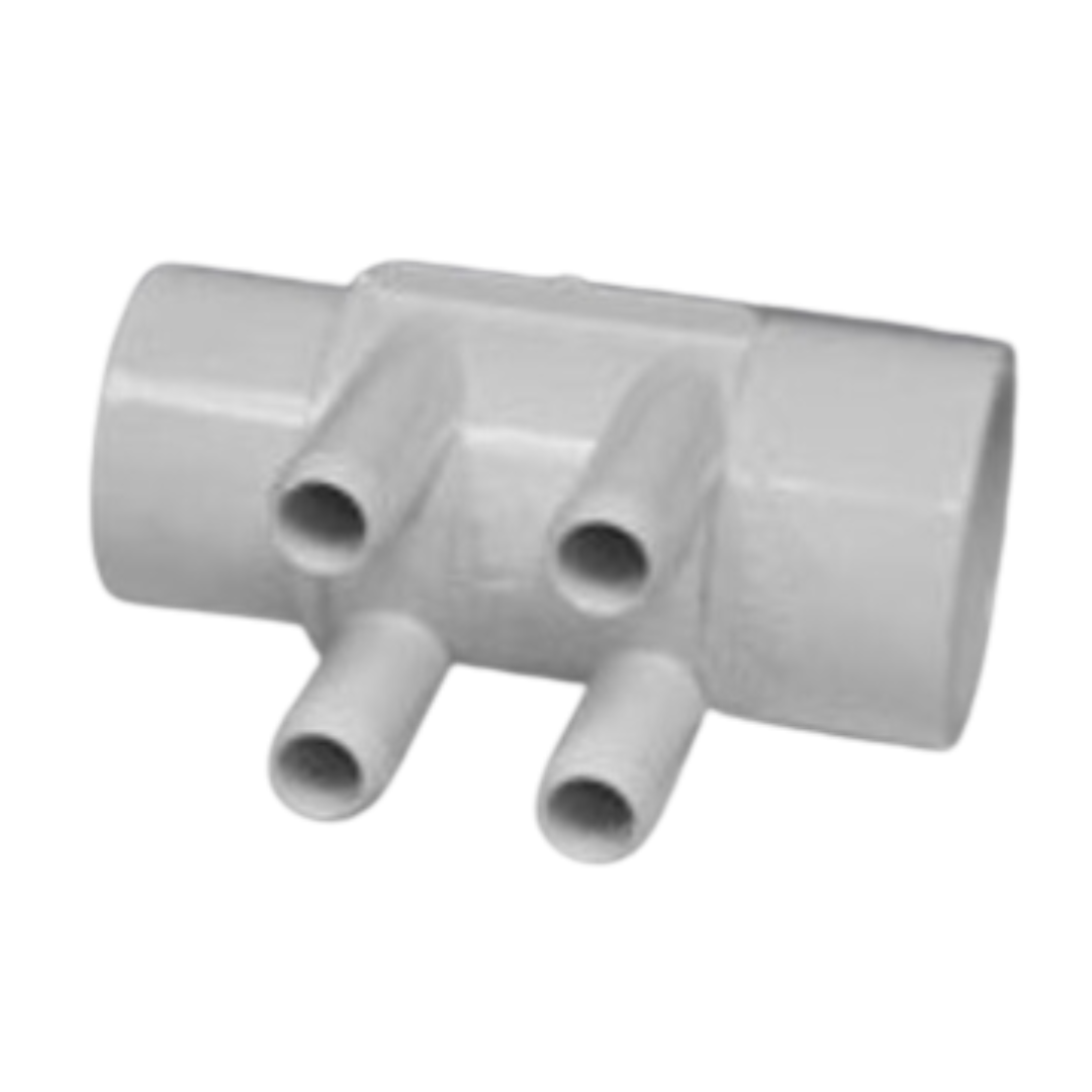 2" S X 2" SPG 3/4" 4port