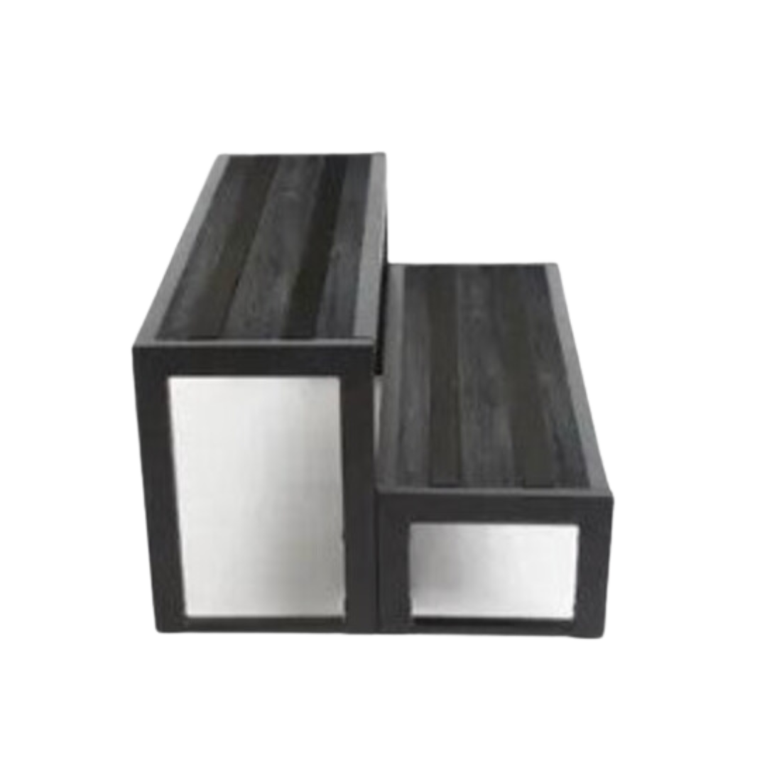 SPA STEPS CHARCOAL WOODGRAIN