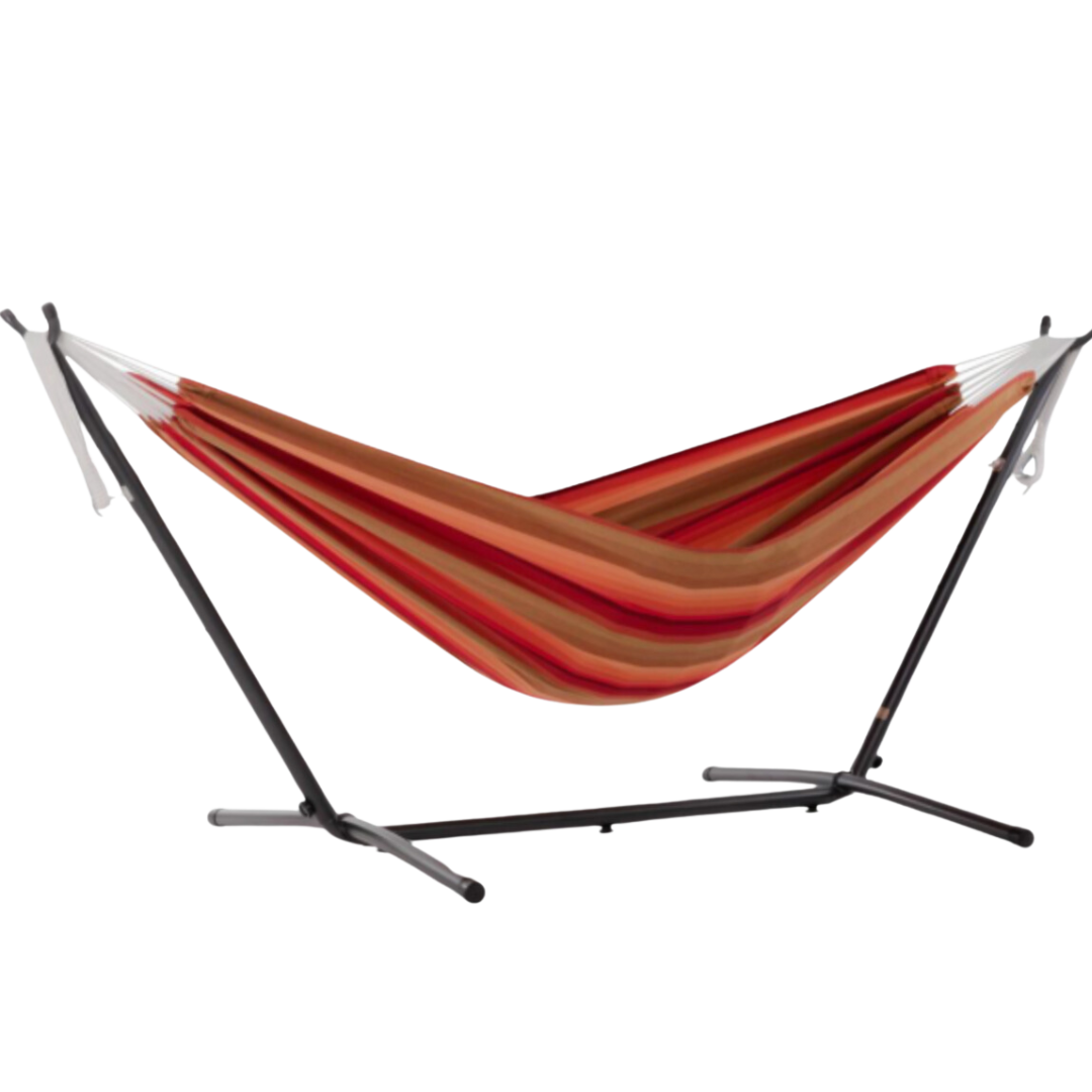 Double Sunbrella Hammock with stand
