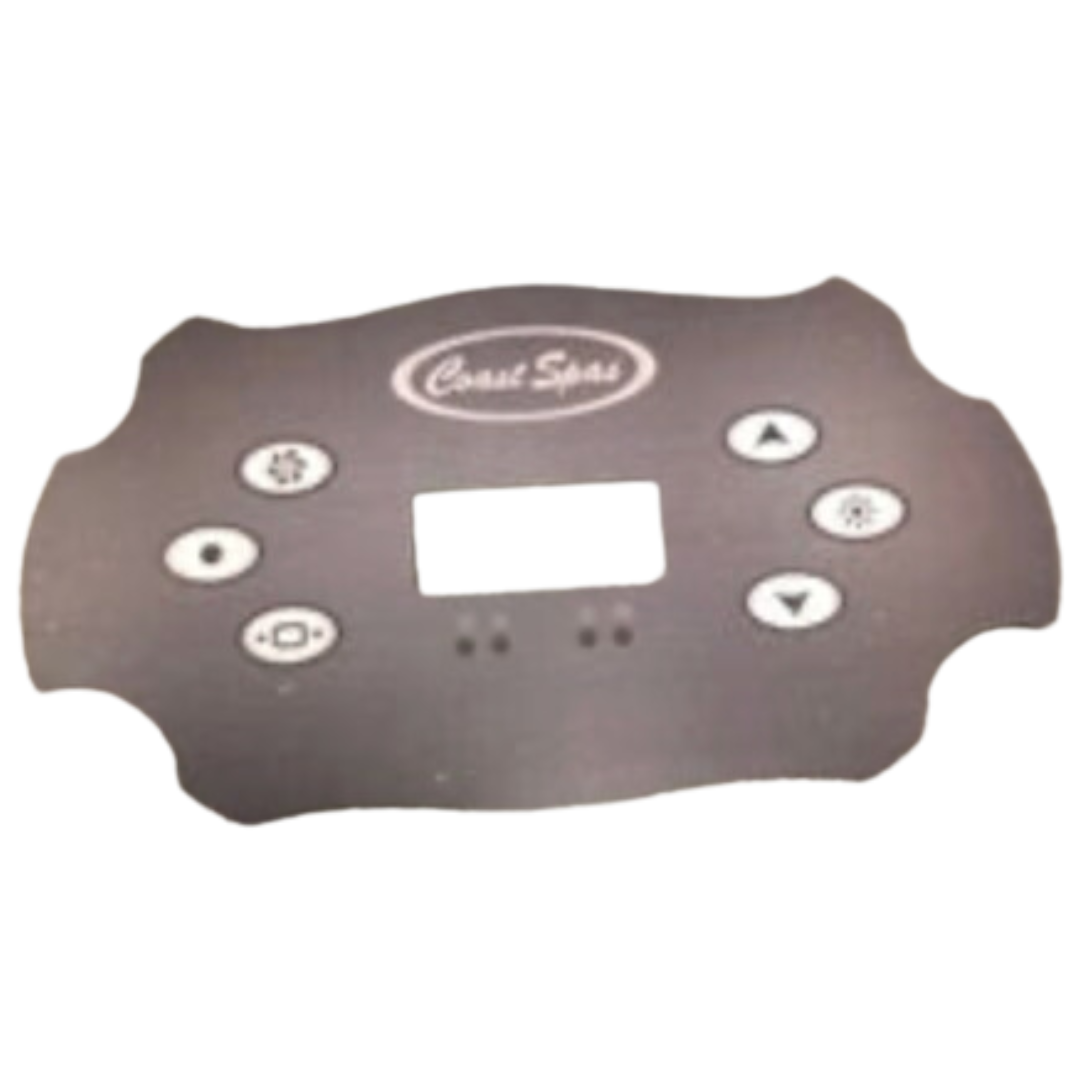 OVERLAY TP600 S WHEEL BALBOA 6 BUTTON