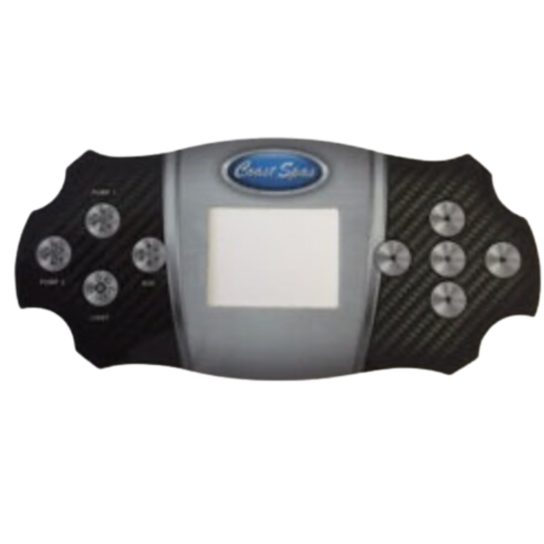 OVERLAY TP800 BALBOA 9 BUTTON
