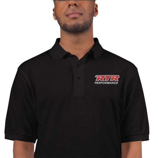 RTR Polyester Blend Men's Premium Polo Black