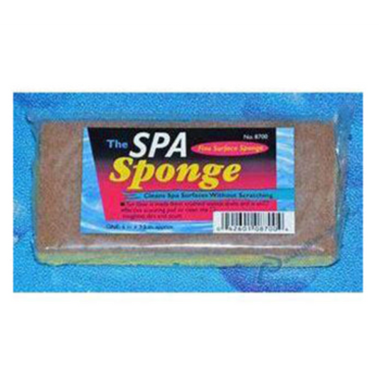 Spa Sponge with Walnut Scrub Side