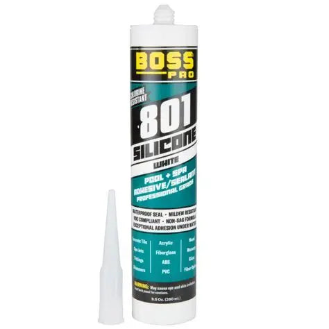 BOSS 801 CLEAR SILICONE 9.5 OZ